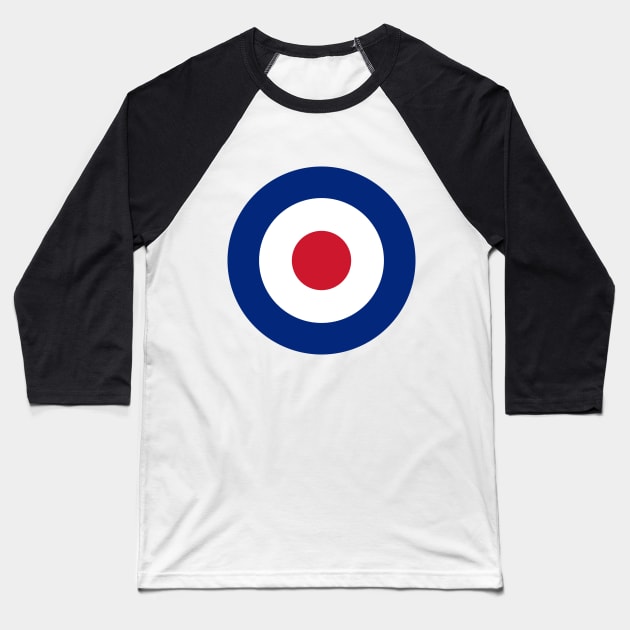 Mod Logo, large centred Baseball T-Shirt by andrewroland